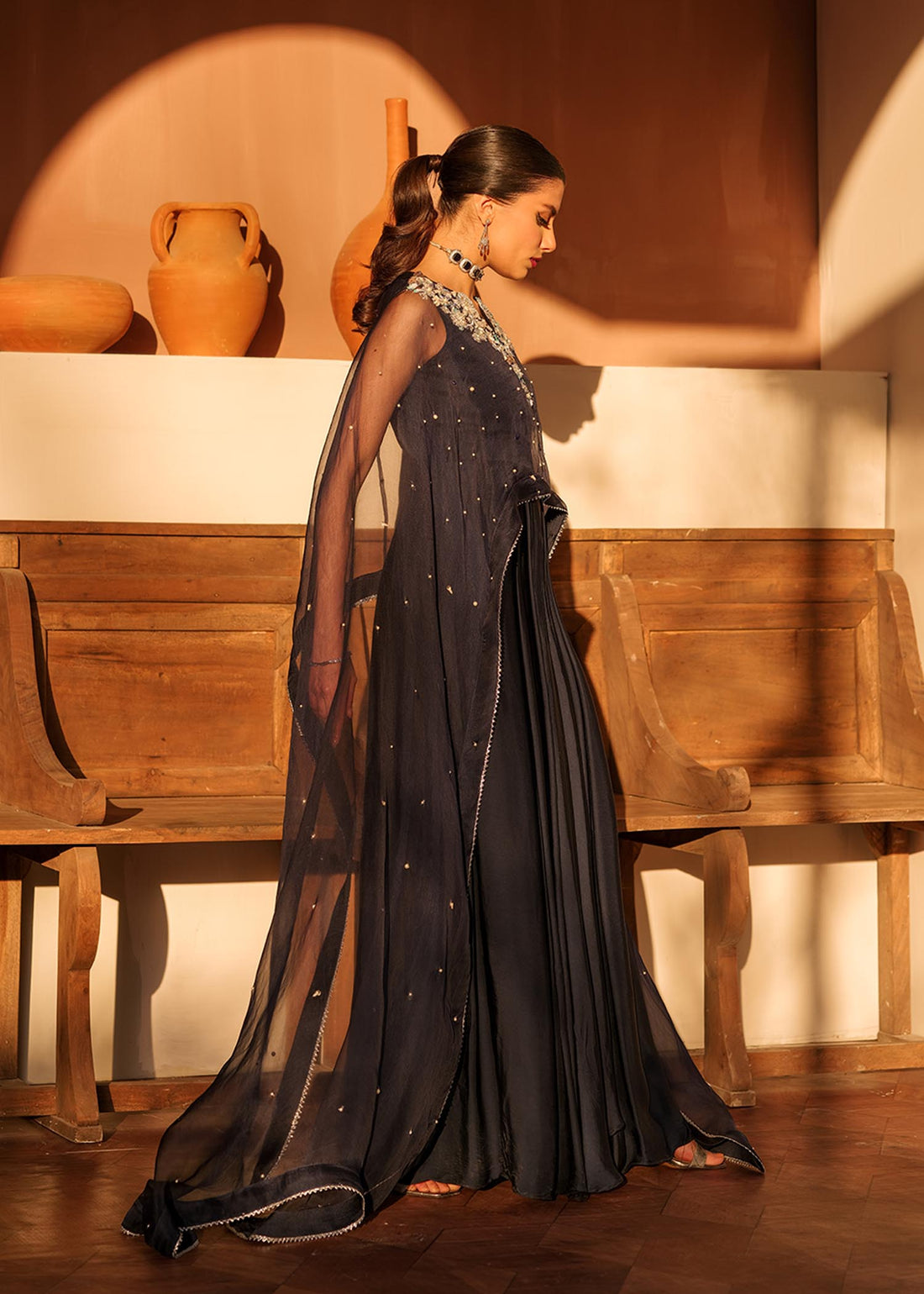Mahum Asad | Raising The Bar | Trophy - by - Libasekhas UK - Registered Vendor of : Mahum Asad - 100% Original Designer Dresss