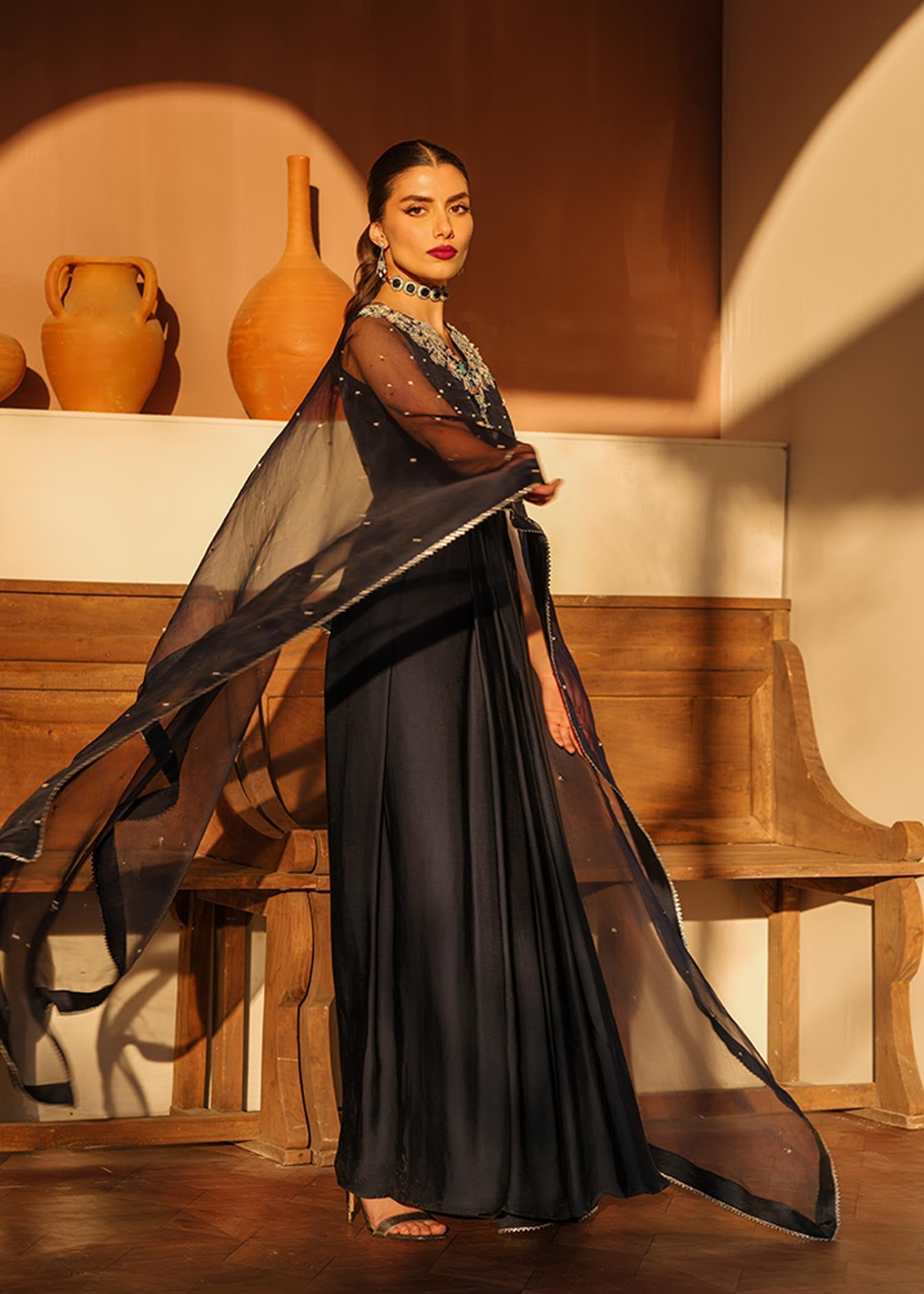 Mahum Asad | Raising The Bar | Trophy - by - Libasekhas UK - Registered Vendor of : Mahum Asad - 100% Original Designer Dresss