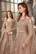Maria B | Mbroidered Wedding Edition 23 | Grey BD-2703 - by - Libasekhas UK - Registered Vendor of : Maria B - 100% Original Designer Dresss