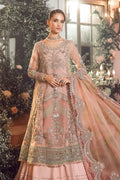 Maria B | Mbroidered Wedding Edition 23 | Pastel Pink BD-2706 - by - Libasekhas UK - Registered Vendor of : Maria B - 100% Original Designer Dresss