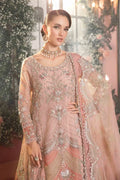 Maria B | Mbroidered Wedding Edition 23 | Pastel Pink BD-2706 - by - Libasekhas UK - Registered Vendor of : Maria B - 100% Original Designer Dresss
