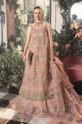 Maria B | Mbroidered Wedding Edition 23 | Pastel Pink BD-2706 - by - Libasekhas UK - Registered Vendor of : Maria B - 100% Original Designer Dresss