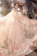 Maria B | Mbroidered Wedding Edition 23 | Pastel Pink BD-2706 - by - Libasekhas UK - Registered Vendor of : Maria B - 100% Original Designer Dresss