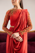 Maria Osama Khan | Tiffany Formals | Carnelian - by - Libasekhas UK - Registered Vendor of : Maria Osama Khan - 100% Original Designer Dresss
