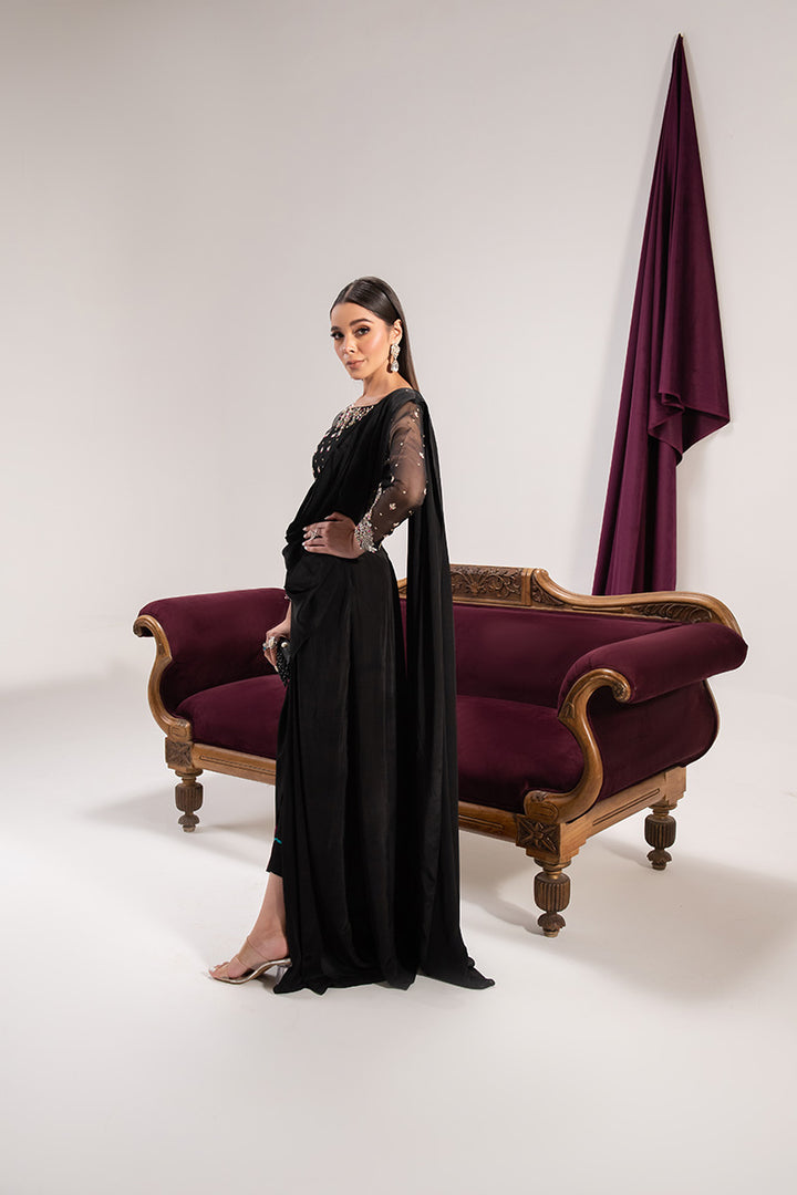Maria Osama Khan | Tiffany Formals | Obsidian - by - Libasekhas UK - Registered Vendor of : Maria Osama Khan - 100% Original Designer Dresss