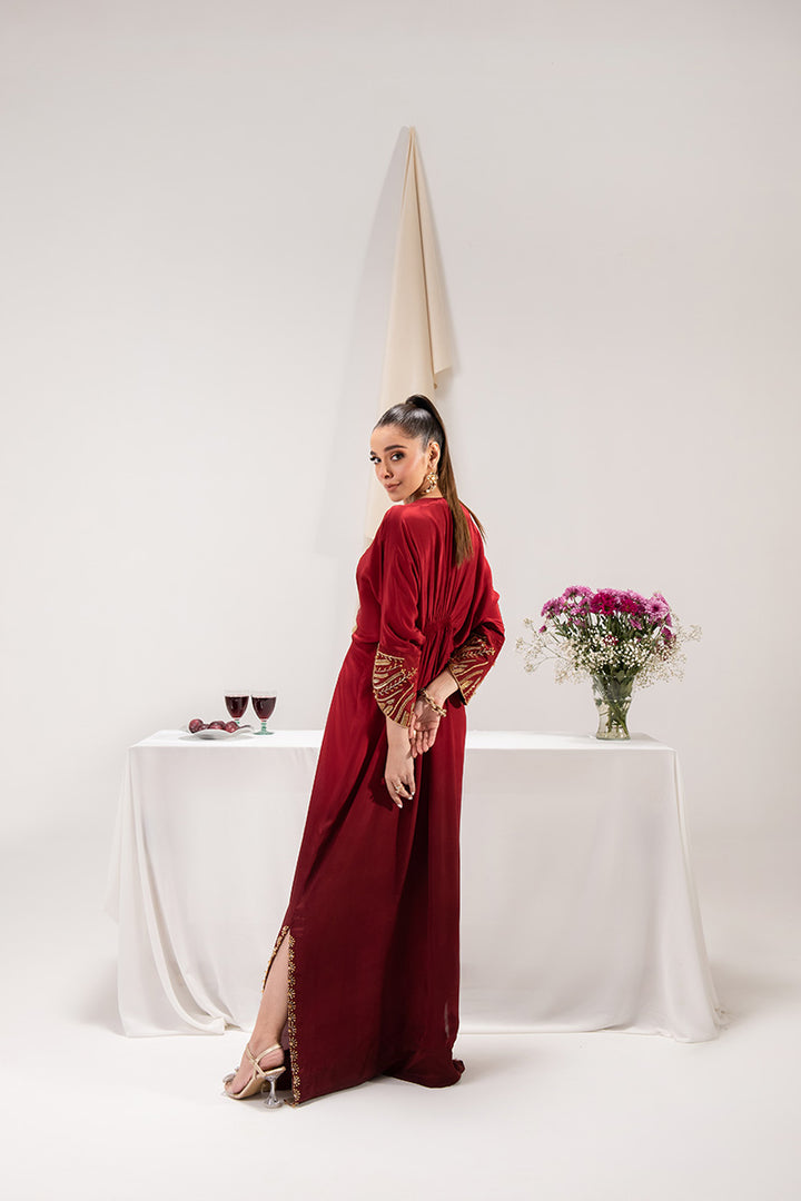 Maria Osama Khan | Tiffany Formals | Ruby - by - Libasekhas UK - Registered Vendor of : Maria Osama Khan - 100% Original Designer Dresss