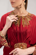 Maria Osama Khan | Tiffany Formals | Ruby - by - Libasekhas UK - Registered Vendor of : Maria Osama Khan - 100% Original Designer Dresss