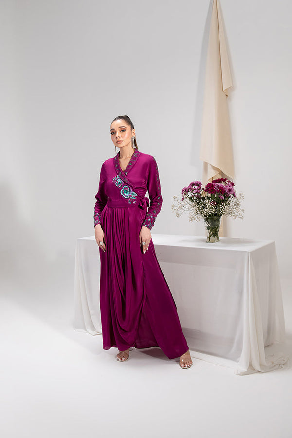 Maria Osama Khan | Tiffany Formals | Amethyst - by - Libasekhas UK - Registered Vendor of : Maria Osama Khan - 100% Original Designer Dresss