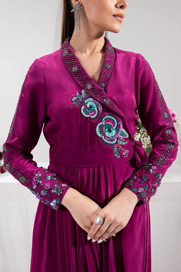 Maria Osama Khan | Tiffany Formals | Amethyst - by - Libasekhas UK - Registered Vendor of : Maria Osama Khan - 100% Original Designer Dresss