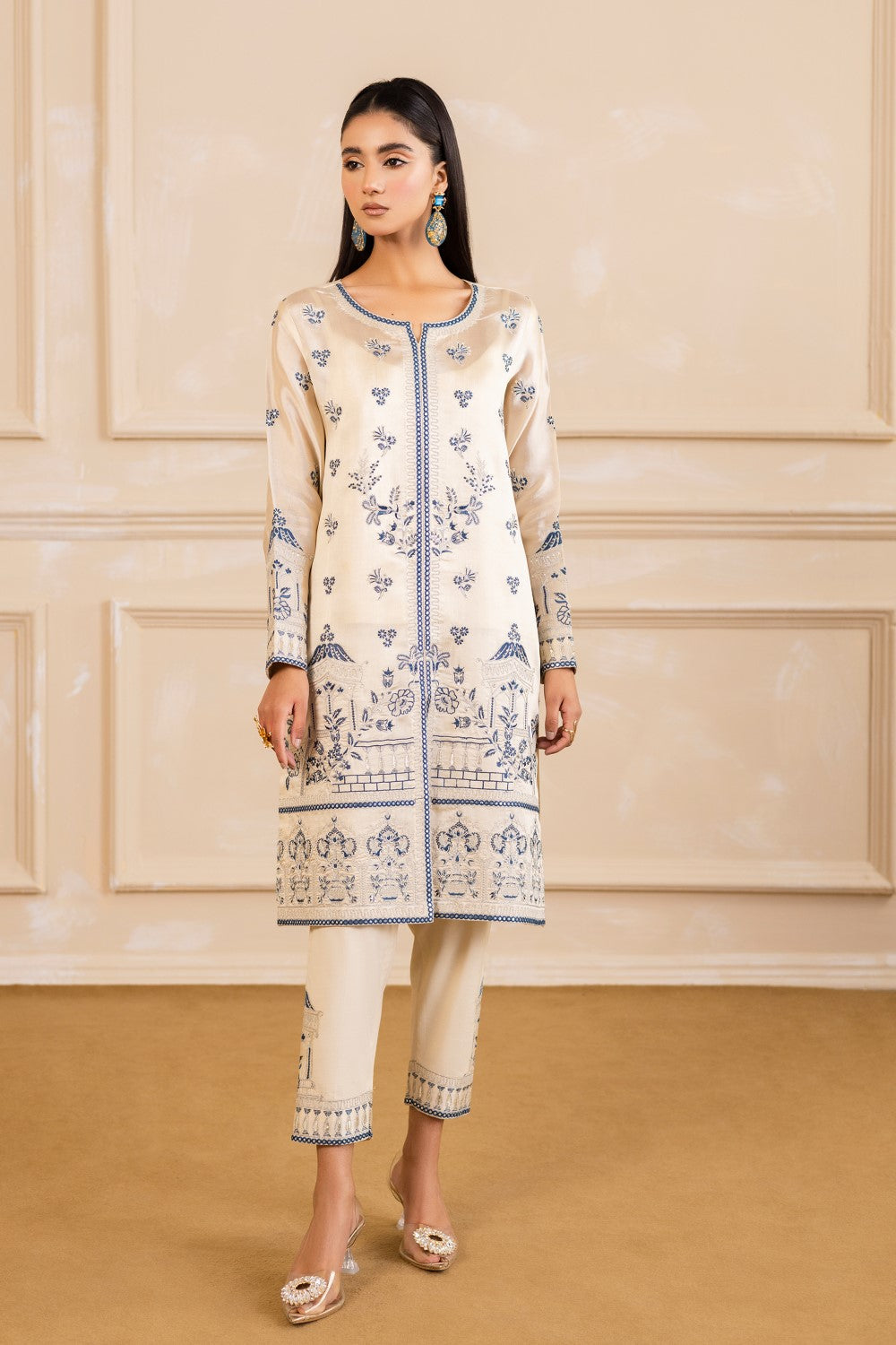 Maryum N Maria | Zaira Pret | MARIGOLD - by - Libasekhas UK - Registered Vendor of : Maryum N Maria - 100% Original Designer Dresss