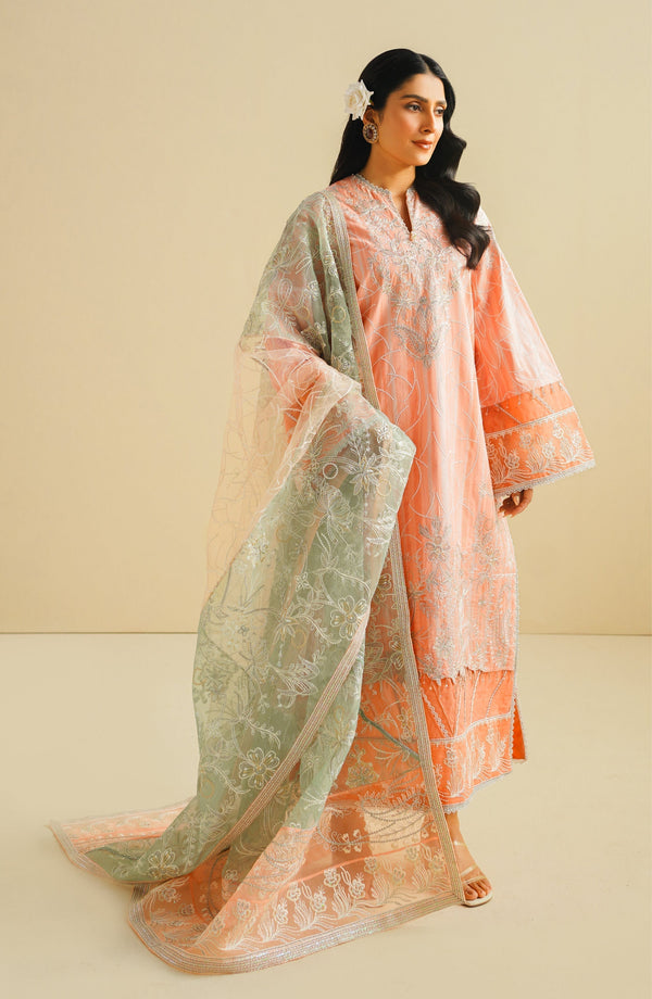 Maryum N Maria | Eid Luxury Lawn 24 | Aiza - by - Libasekhas UK - Registered Vendor of : Maryum N Maria - 100% Original Designer Dresss