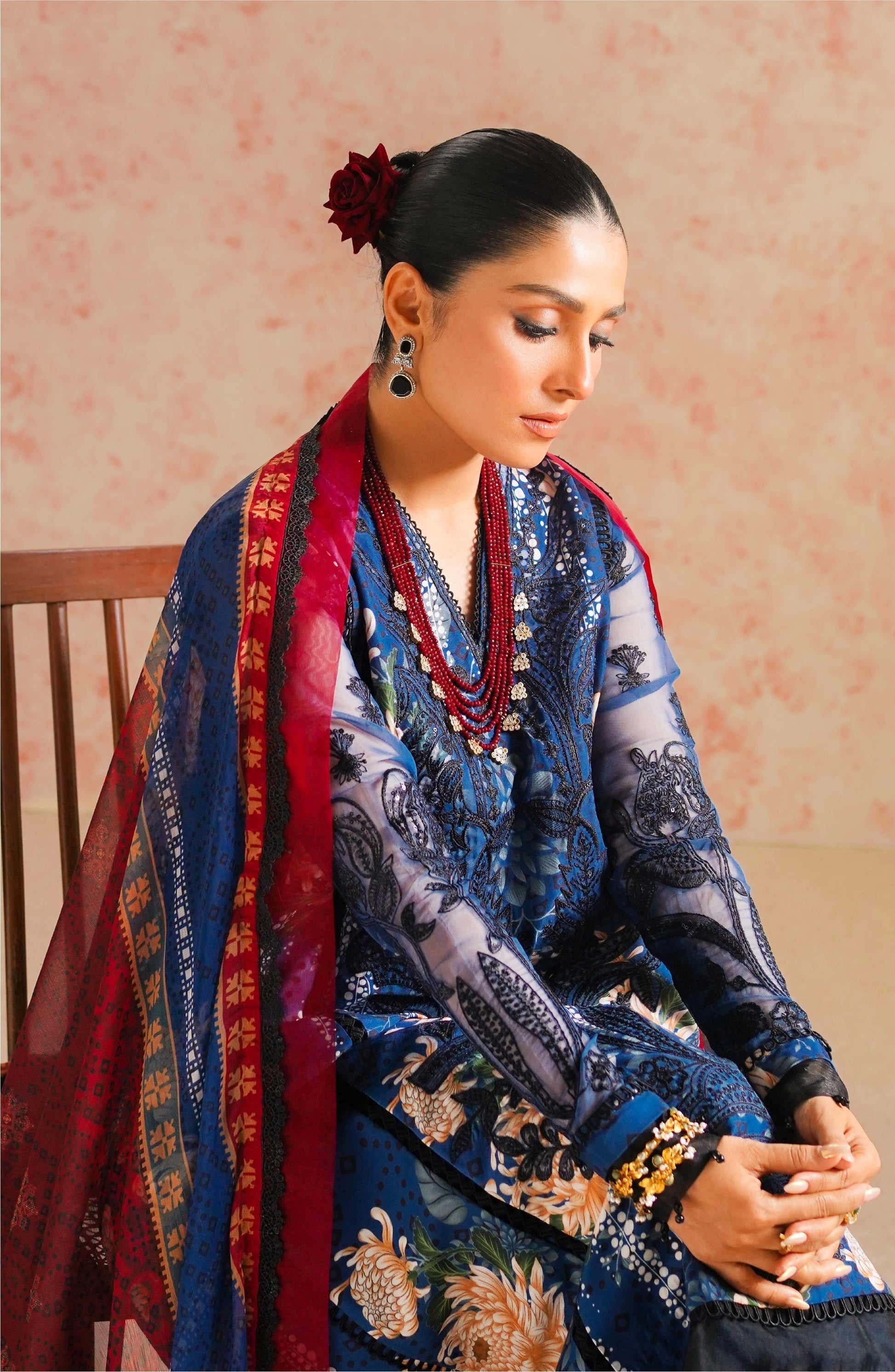 Maryum N Maria | Eid Luxury Lawn 24 | Tazmeen - by - Libasekhas UK - Registered Vendor of : Maryum N Maria - 100% Original Designer Dresss