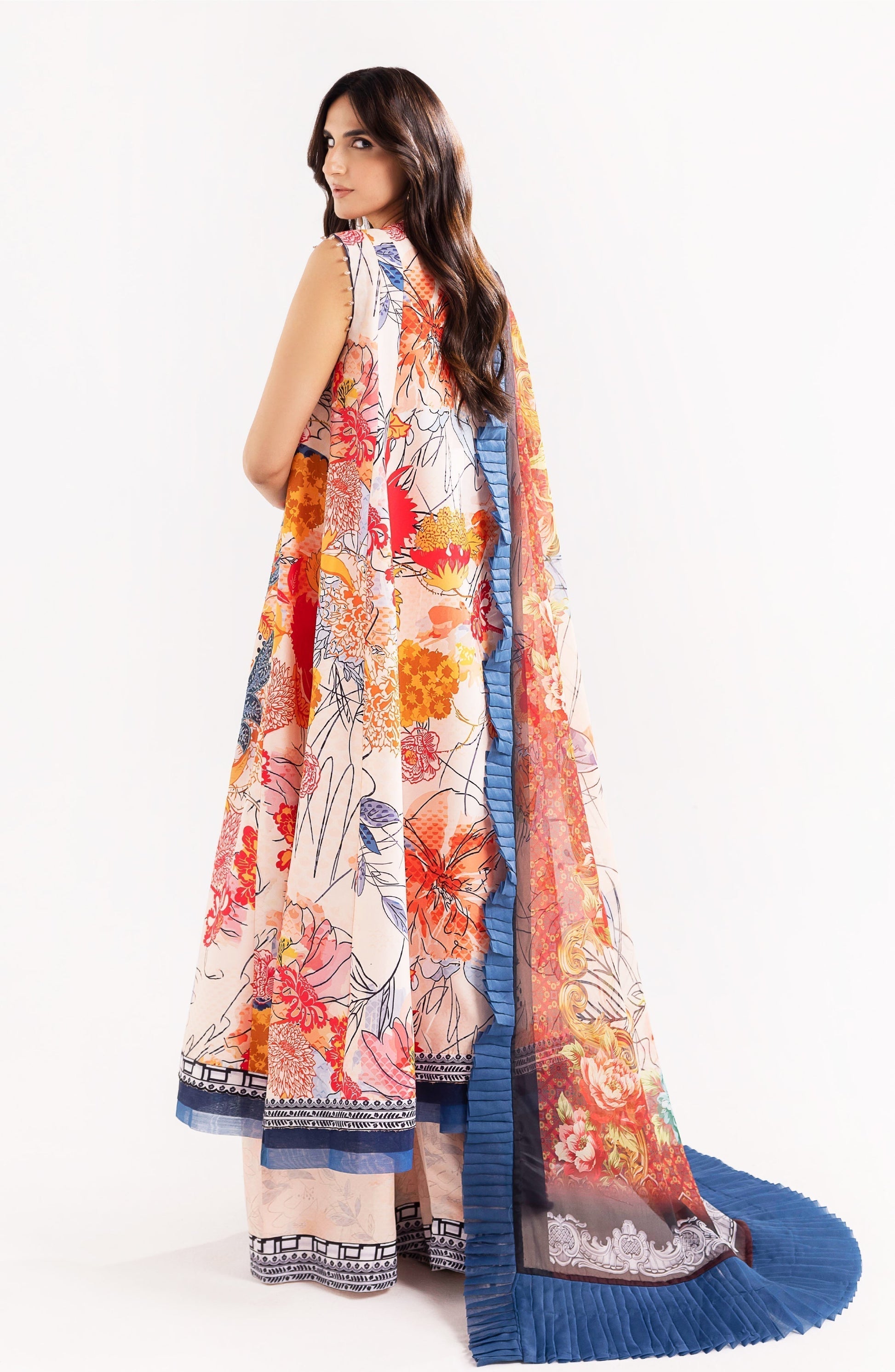 Maryum N Maria | Eid Luxury Lawn 24 | Shafaq - by - Libasekhas UK - Registered Vendor of : Marym N Maria - 100% Original Designer Dresss