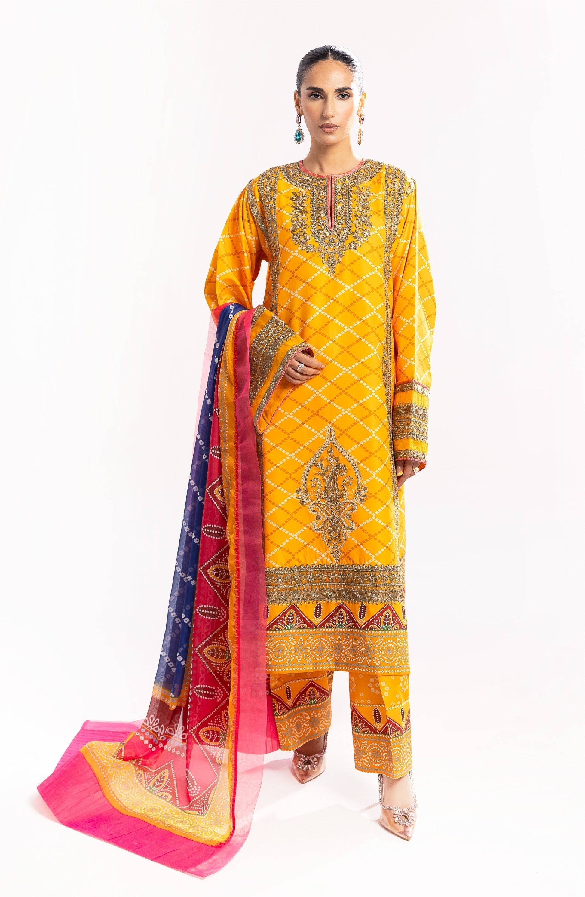 Maryum N Maria | Eid Luxury Lawn 24 | Bahar - by - Libasekhas UK - Registered Vendor of : Maryam N Maria - 100% Original Designer Dresss