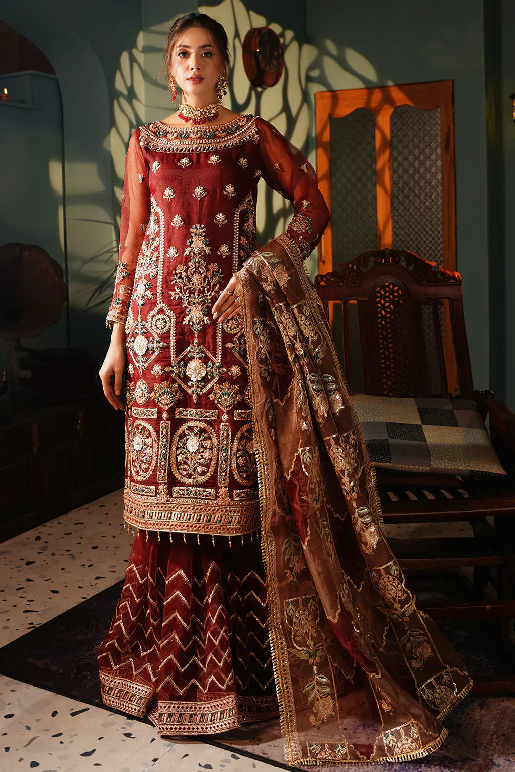 Maryams | Reet Formals | R-101 - by - Libasekhas UK - Registered Vendor of : Maryams - 100% Original Designer Dresss