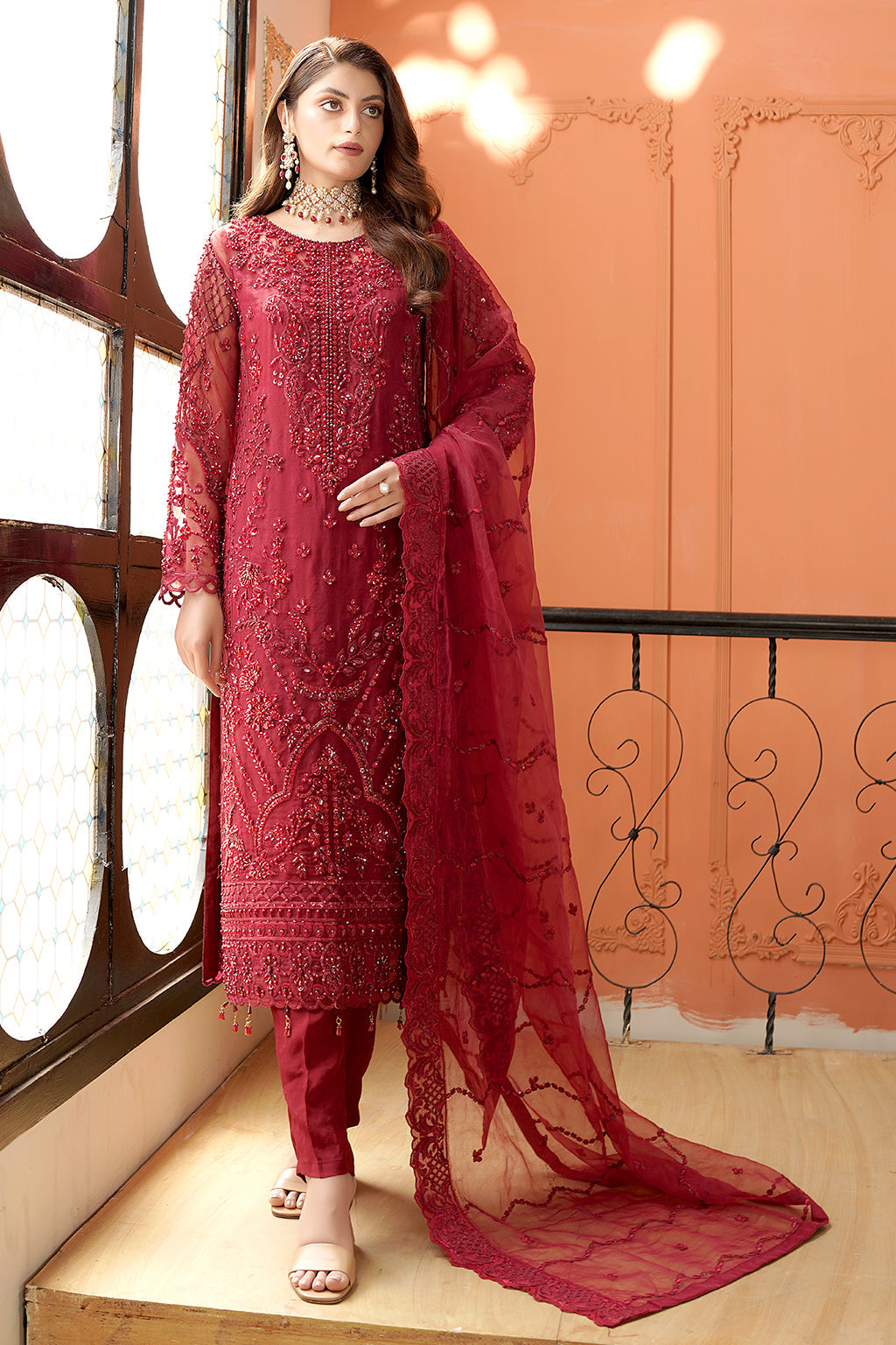 Maryams | Reet Formals | M 107 - by - Libasekhas UK - Registered Vendor of : Maryams - 100% Original Designer Dresss
