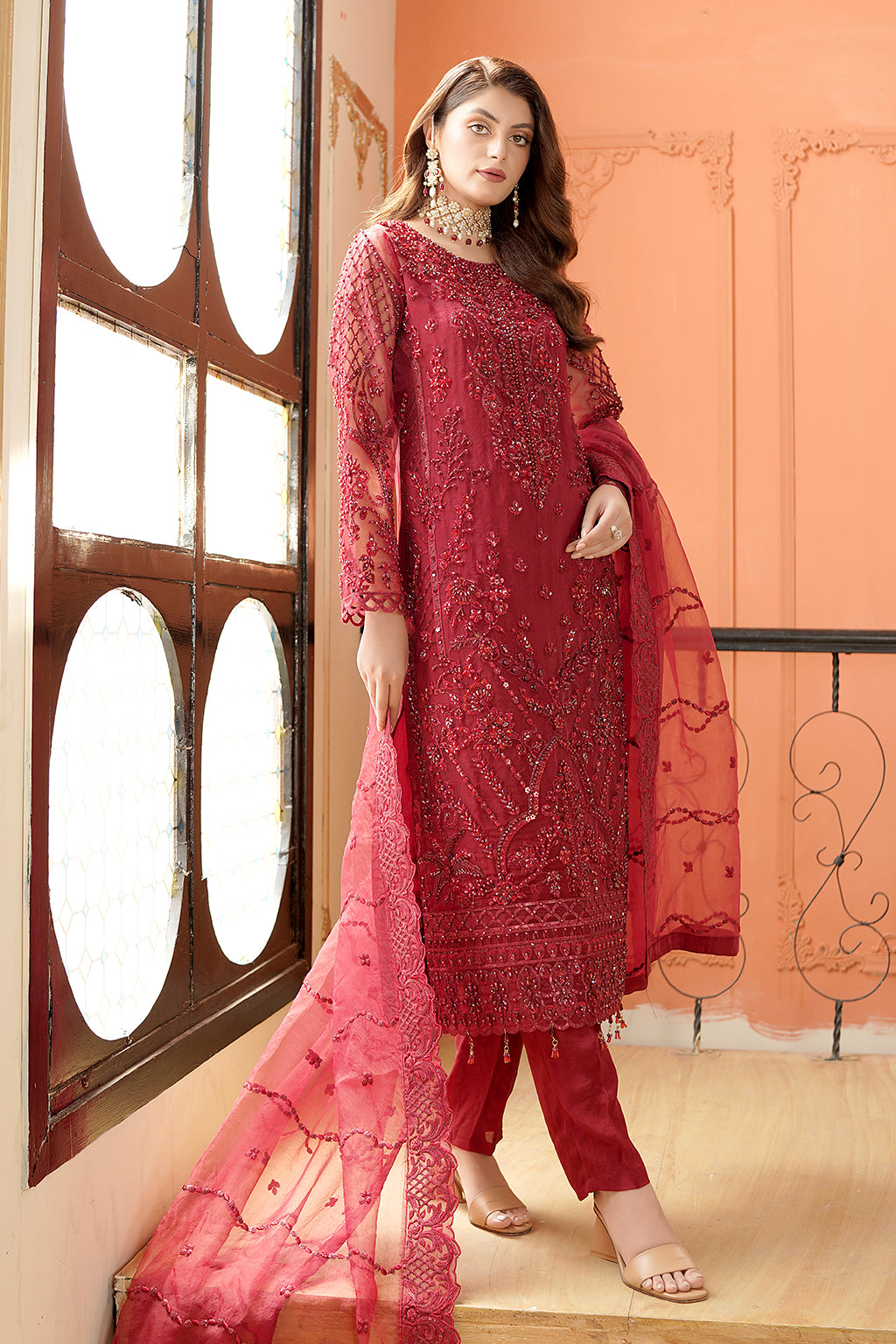 Maryams | Reet Formals | M 107 - by - Libasekhas UK - Registered Vendor of : Maryams - 100% Original Designer Dresss