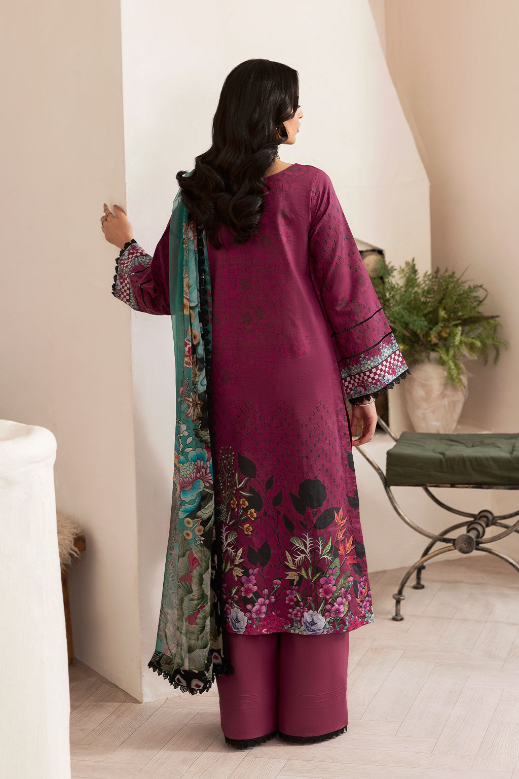 Ramsha | Mashaal Luxury Lawn |  L-1402 - by Libasekhas UK - Registered Vendor of : Ramsha - 100% Original Designer Dress
