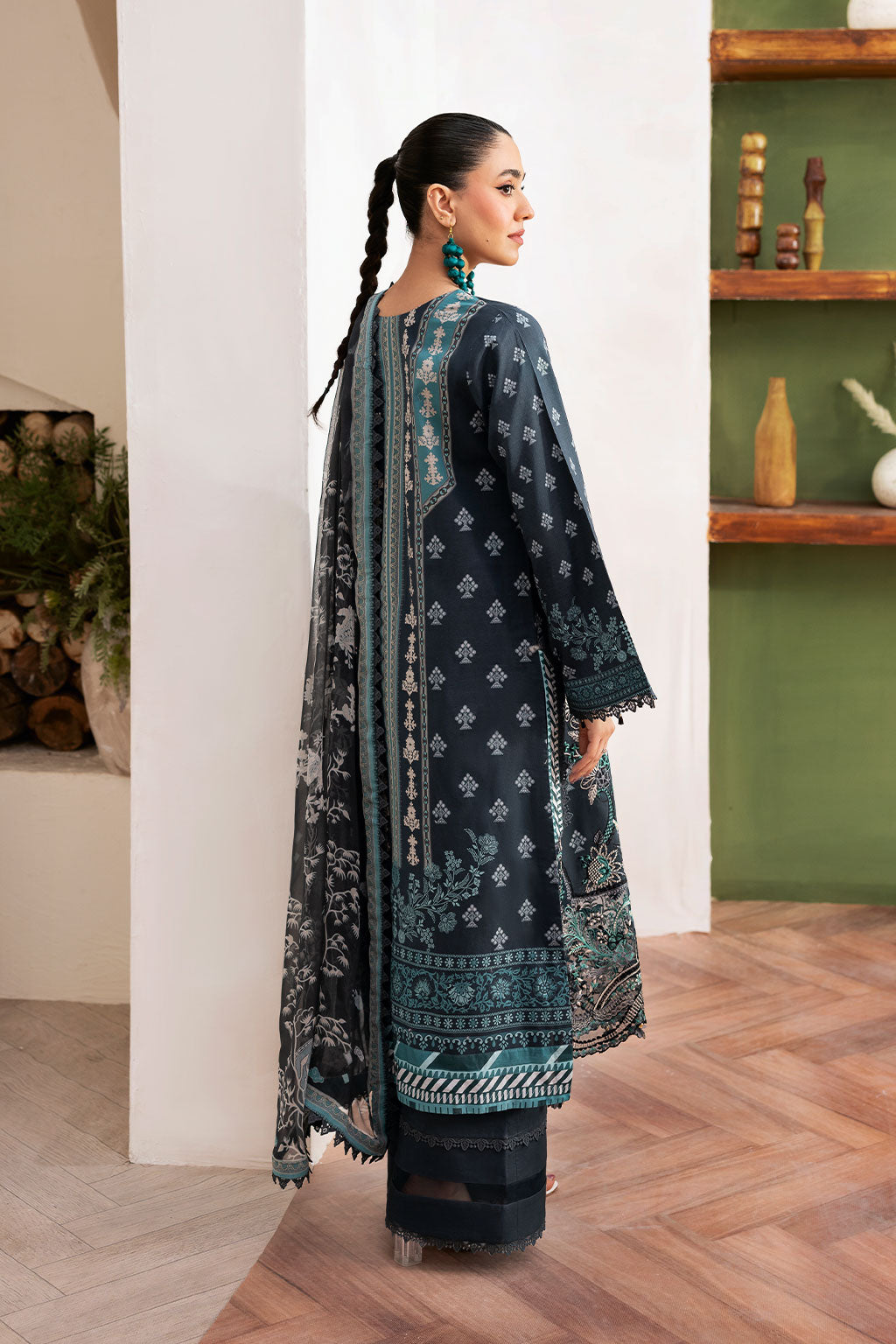 Ramsha | Mashaal Luxury Lawn | L-1408 - by - Libasekhas UK - Registered Vendor of : Ramsha - 100% Original Designer Dresss