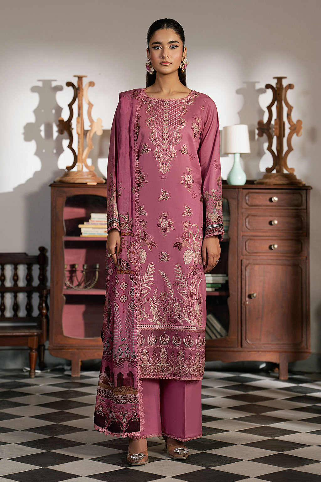 Ramsha | Mashal Luxury Lawn | L-1602 - by Libasekhas UK - Registered Vendor of : Ramsha - 100% Original Designer Dress