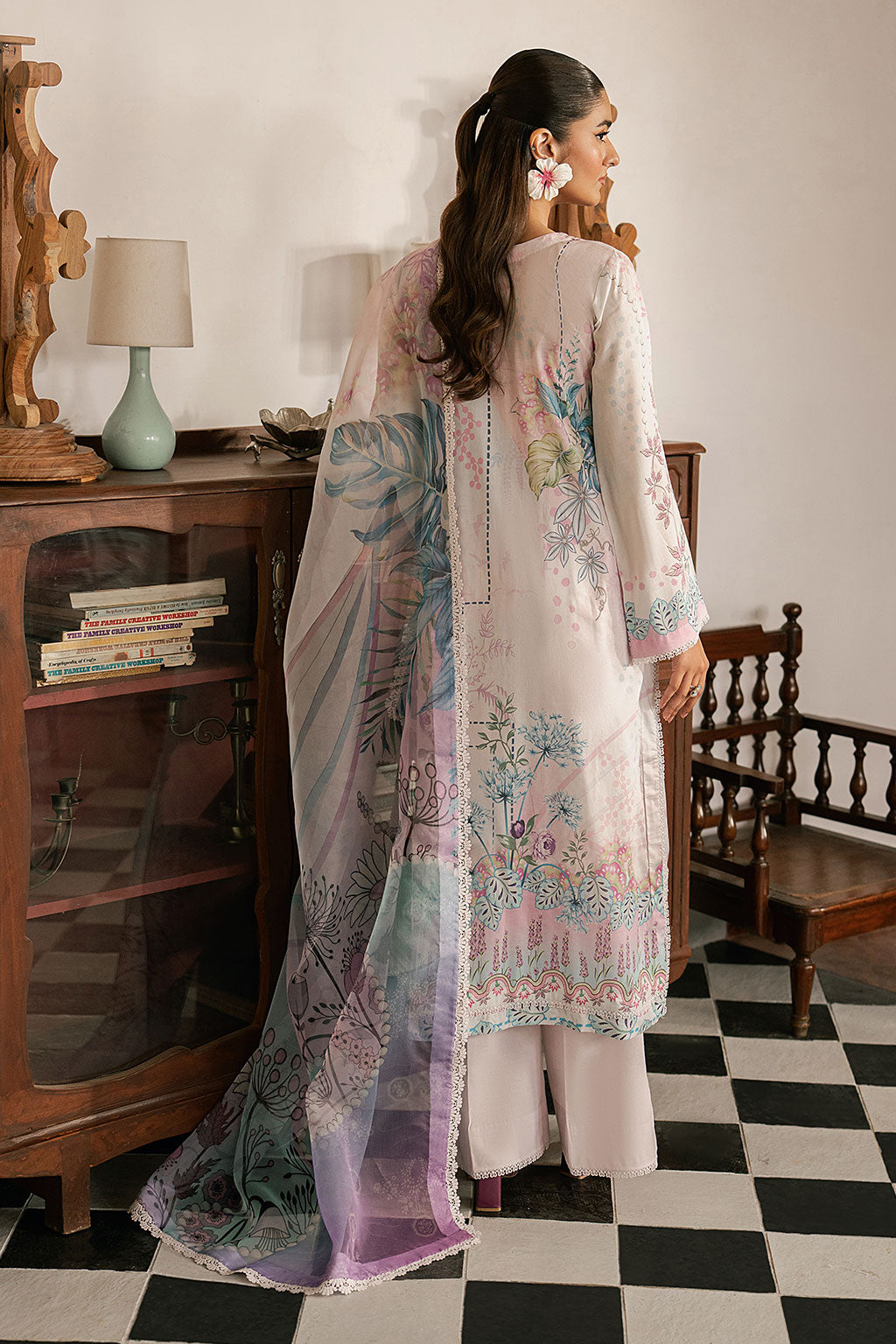 Ramsha | Mashal Luxury Lawn | L-1610 - by Libasekhas UK - Registered Vendor of : Ramsha - 100% Original Designer Dress