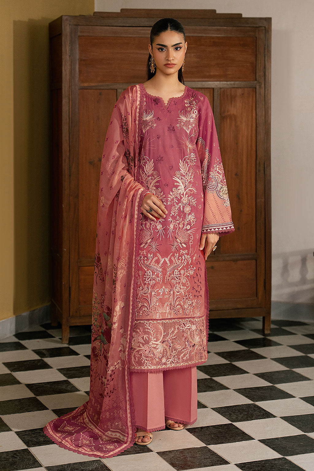 Ramsha | Mashal Luxury Lawn | L-1611 - by Libasekhas UK - Registered Vendor of : Ramsha - 100% Original Designer Dress
