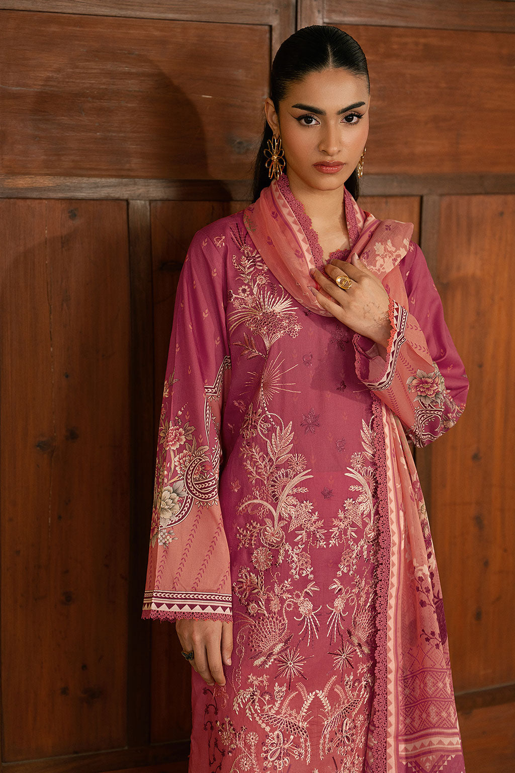 Ramsha | Mashal Luxury Lawn | L-1611 - by Libasekhas UK - Registered Vendor of : Ramsha - 100% Original Designer Dress