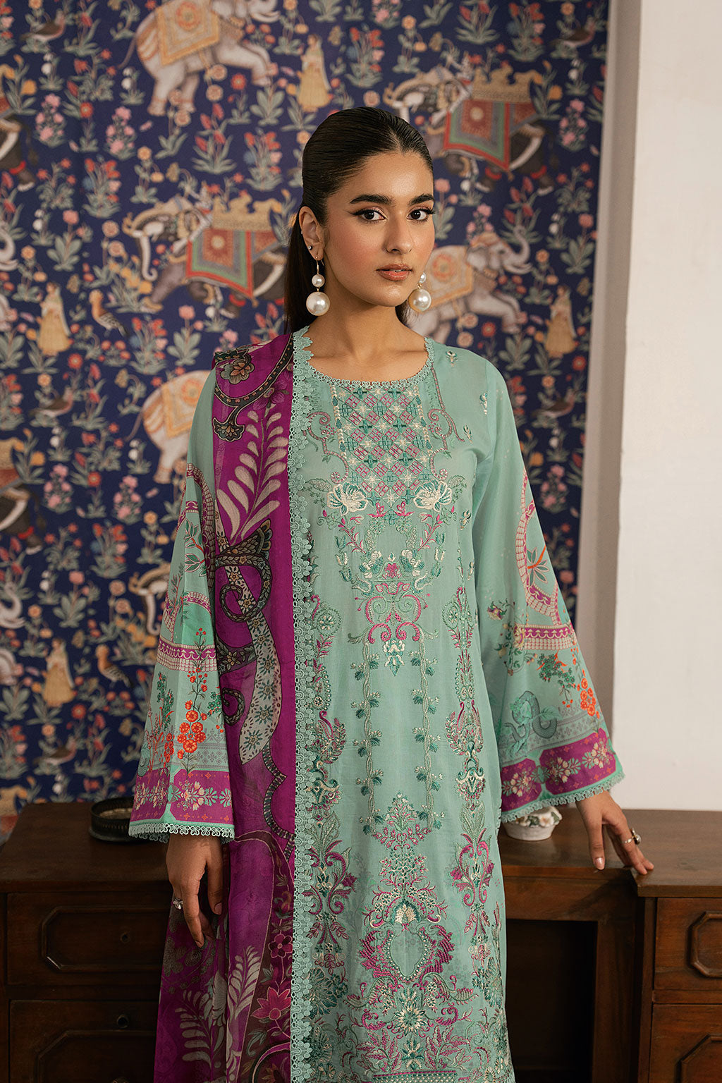 Ramsha | Mashal Luxury Lawn | L-1609 - by Libasekhas UK - Registered Vendor of : Ramsha - 100% Original Designer Dress