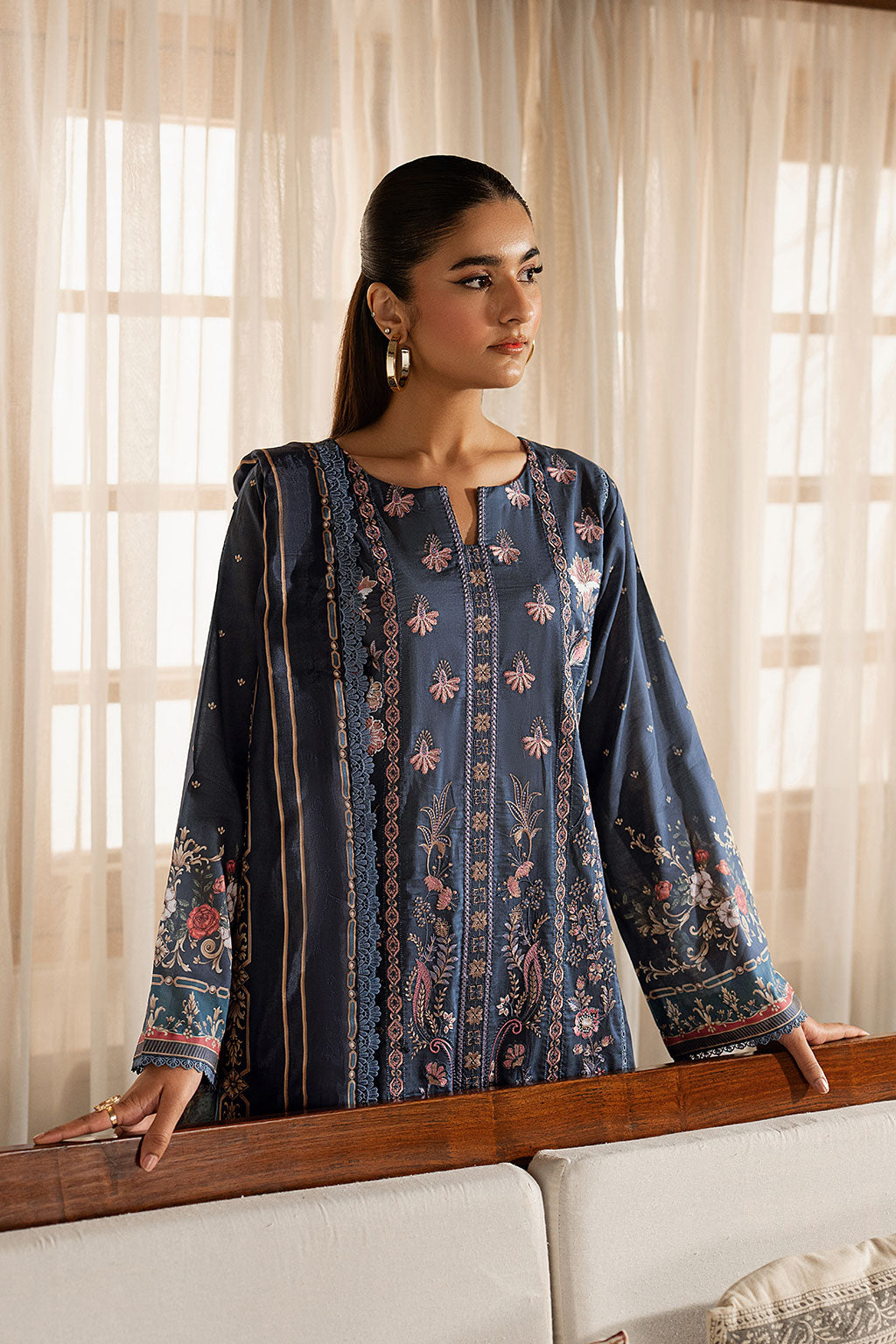 Ramsha | Mashal Luxury Lawn | L-1606 - by Libasekhas UK - Registered Vendor of : Ramsha - 100% Original Designer Dress