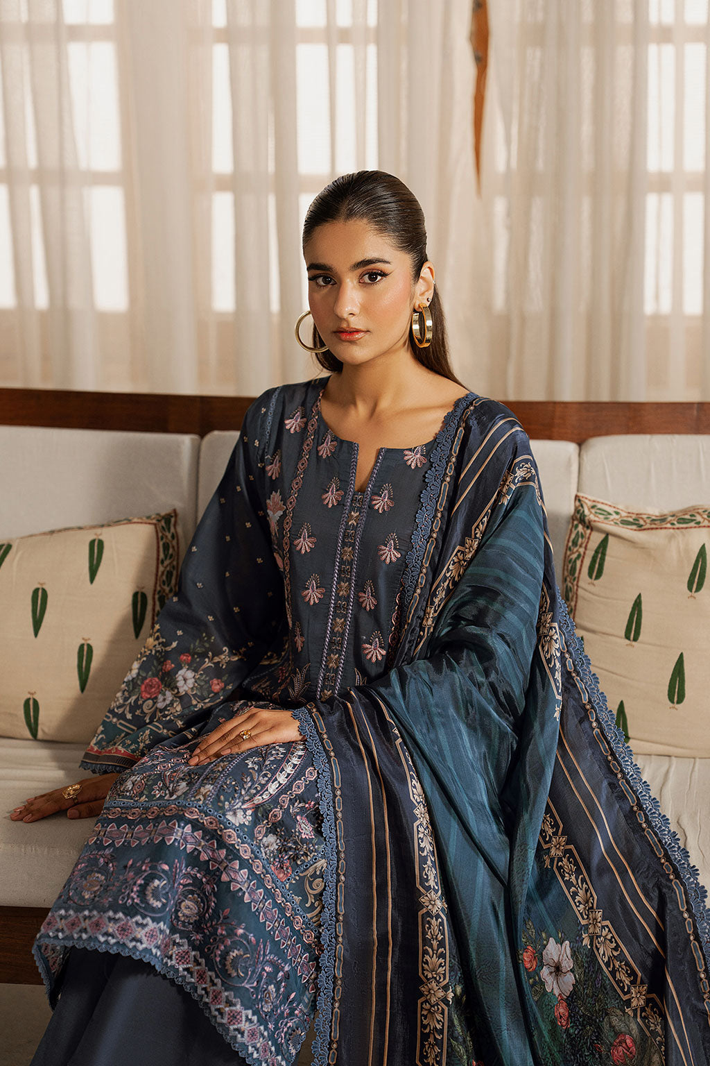 Ramsha | Mashal Luxury Lawn | L-1606 - by Libasekhas UK - Registered Vendor of : Ramsha - 100% Original Designer Dress