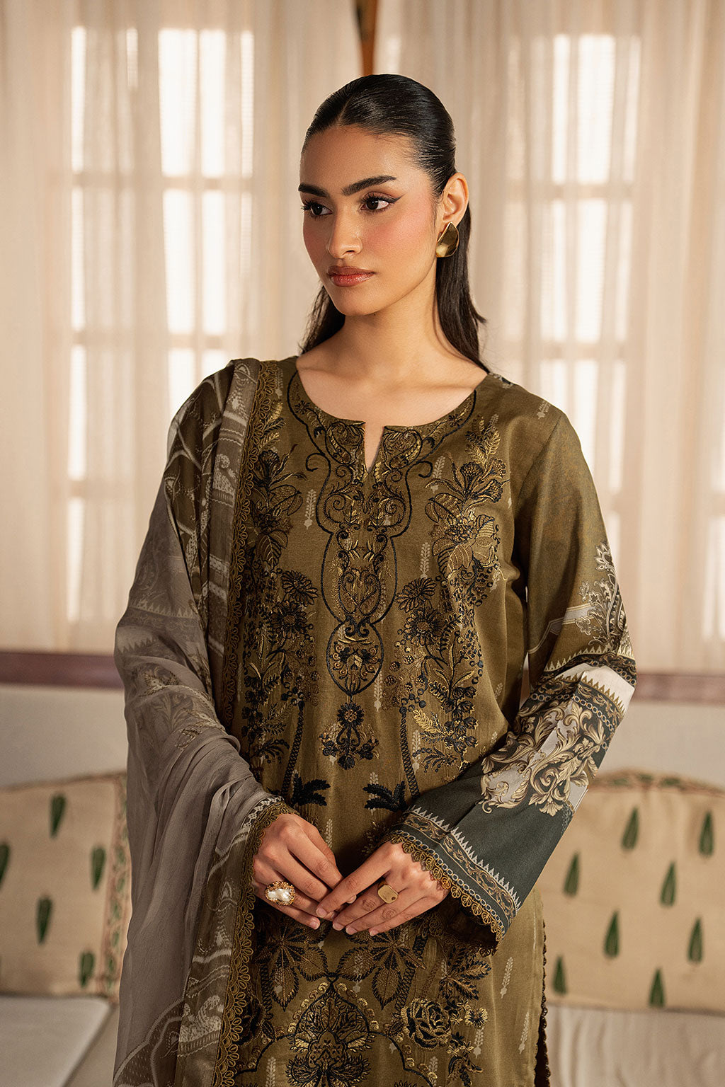 Ramsha | Mashal Luxury Lawn | L-1612 - by Libasekhas UK - Registered Vendor of : Ramsha - 100% Original Designer Dress