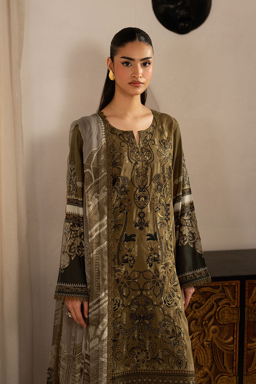 Ramsha | Mashal Luxury Lawn | L-1612 - by Libasekhas UK - Registered Vendor of : Ramsha - 100% Original Designer Dress