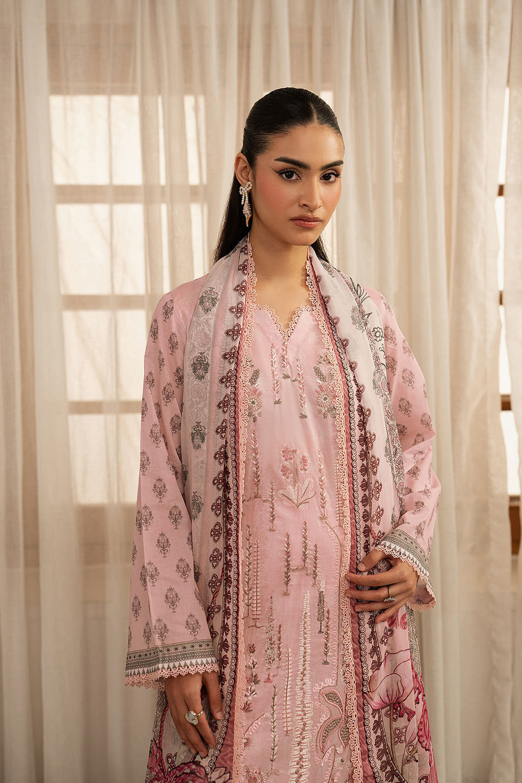 Ramsha | Mashal Luxury Lawn | L-1607 - by Libasekhas UK - Registered Vendor of : Ramsha - 100% Original Designer Dress