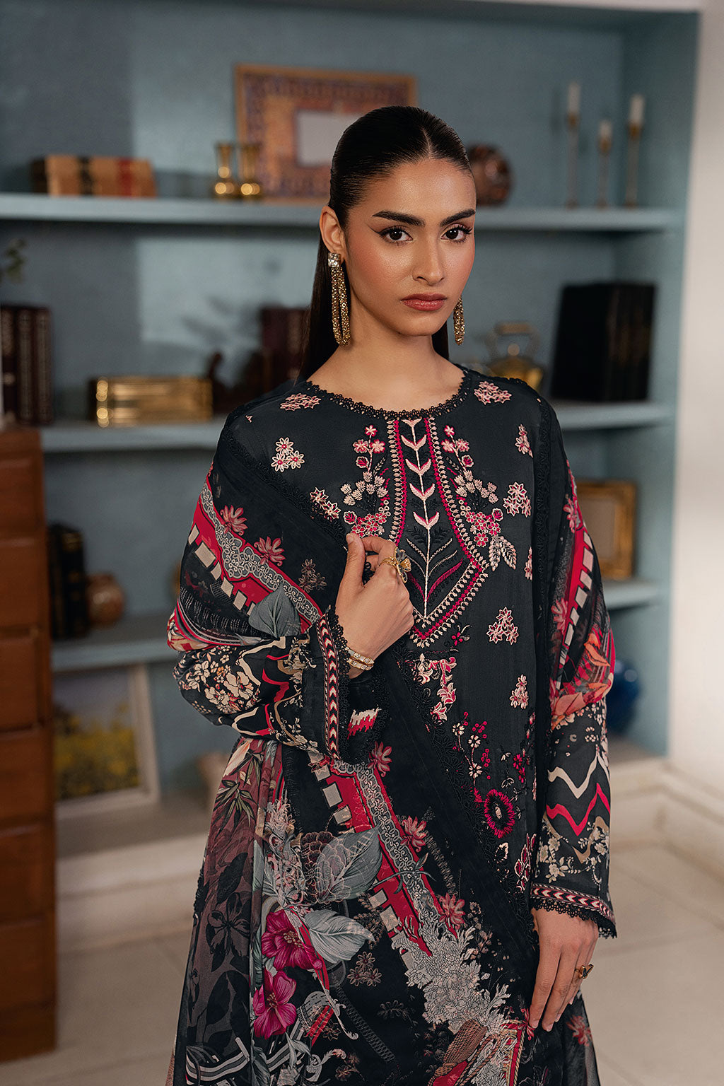 Ramsha | Mashal Luxury Lawn | L-1603 - by Libasekhas UK - Registered Vendor of : Ramsha - 100% Original Designer Dress