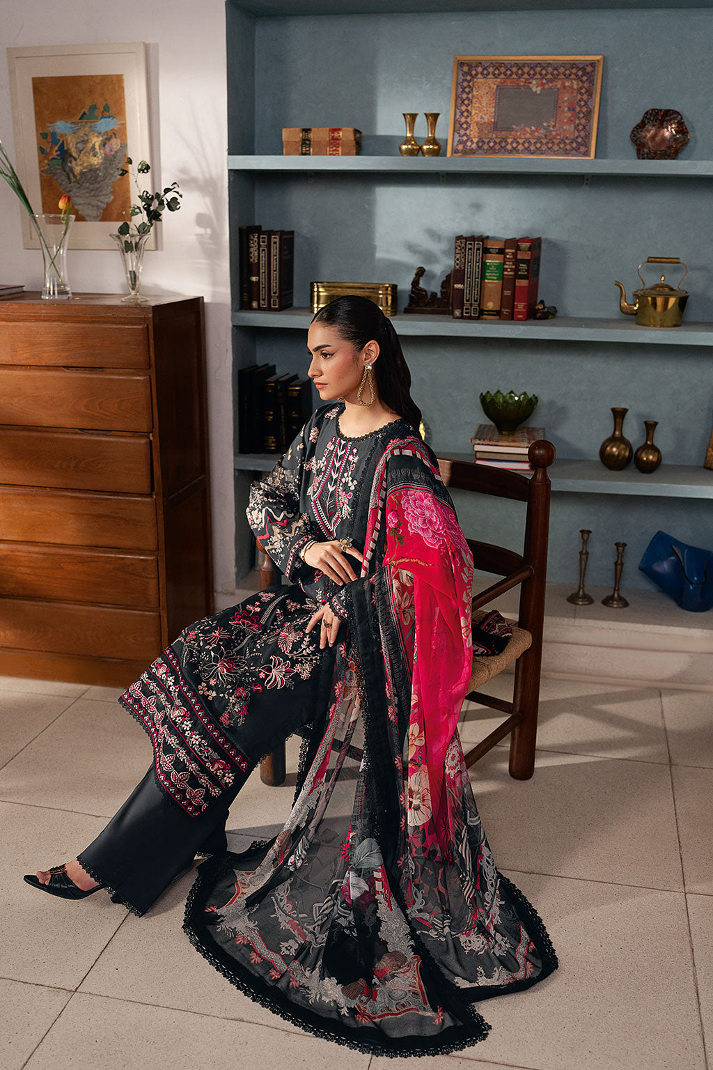 Ramsha | Mashal Luxury Lawn | L-1603 - by Libasekhas UK - Registered Vendor of : Ramsha - 100% Original Designer Dress