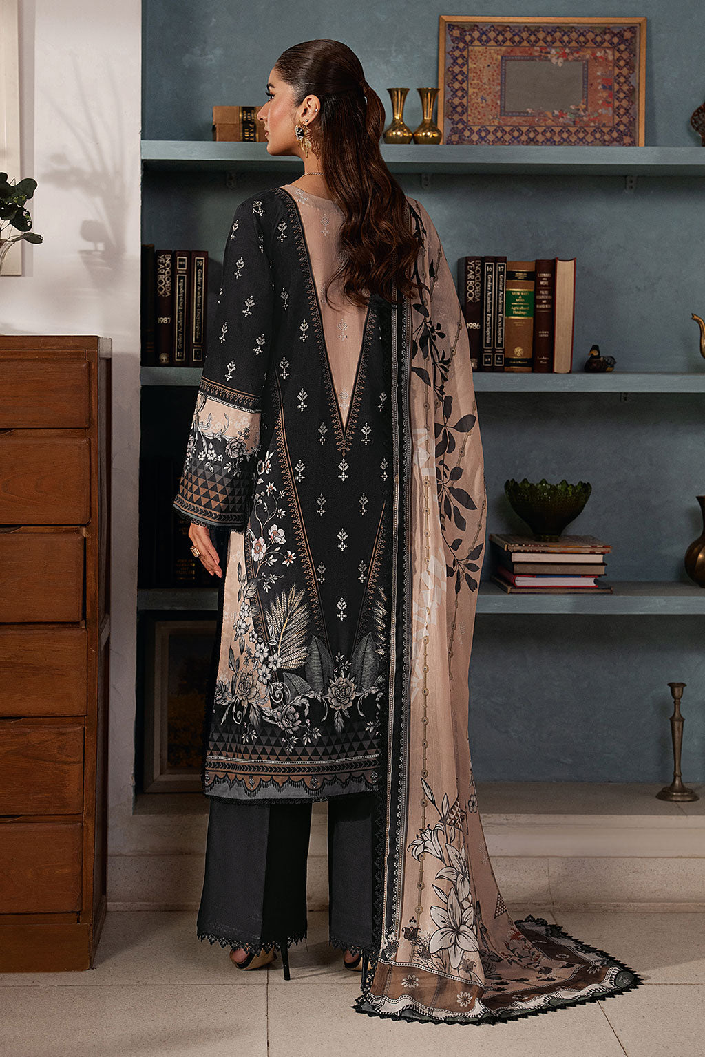 Ramsha | Mashal Luxury Lawn | L-1608 - by Libasekhas UK - Registered Vendor of : Ramsha - 100% Original Designer Dress