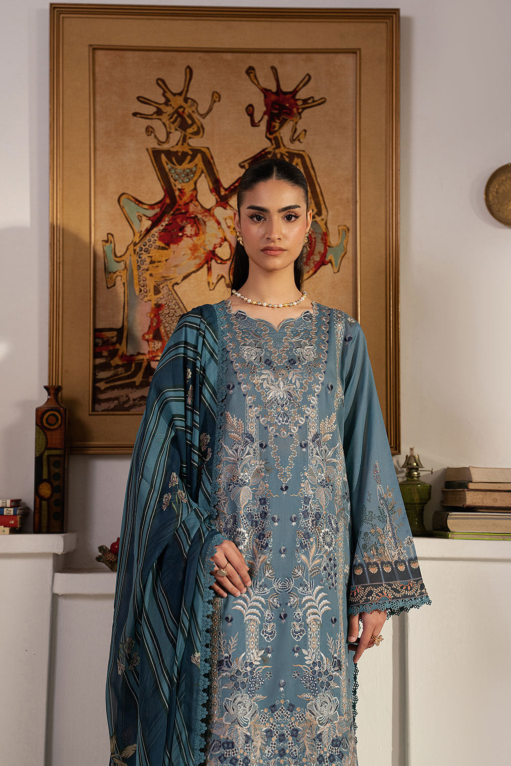 Ramsha | Mashal Luxury Lawn | L-1601 - by Libasekhas UK - Registered Vendor of : Ramsha - 100% Original Designer Dress
