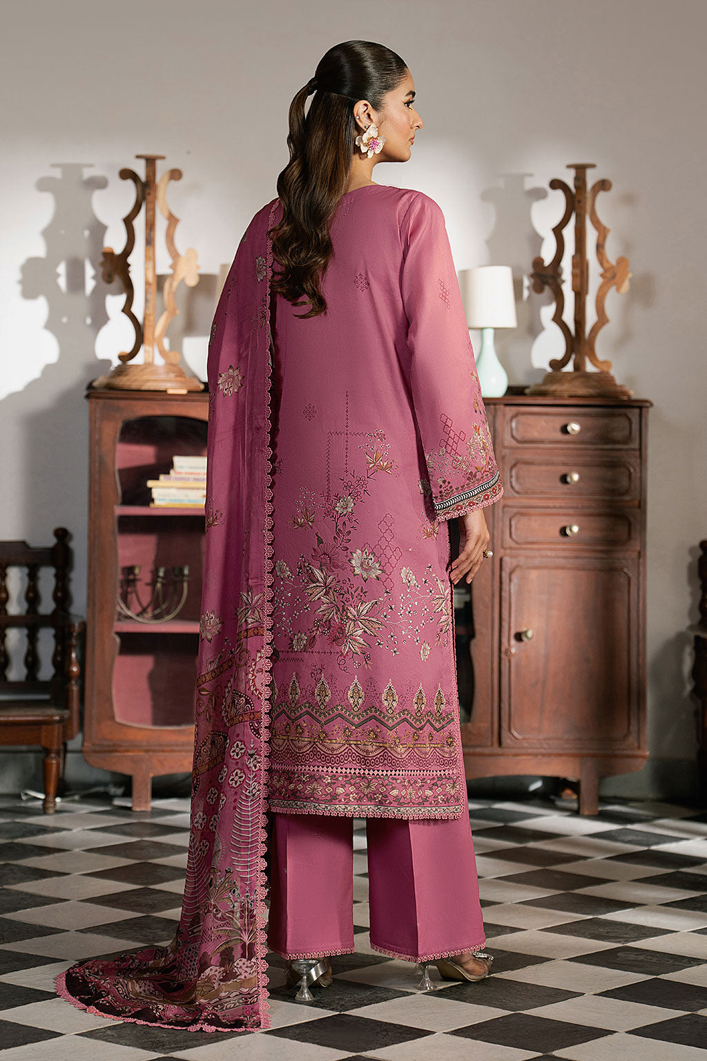 Ramsha | Mashal Luxury Lawn | L-1602 - by Libasekhas UK - Registered Vendor of : Ramsha - 100% Original Designer Dress