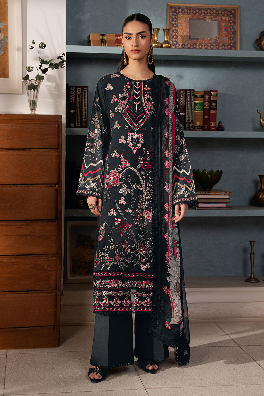 Ramsha | Mashal Luxury Lawn | L-1603 - by Libasekhas UK - Registered Vendor of : Ramsha - 100% Original Designer Dress