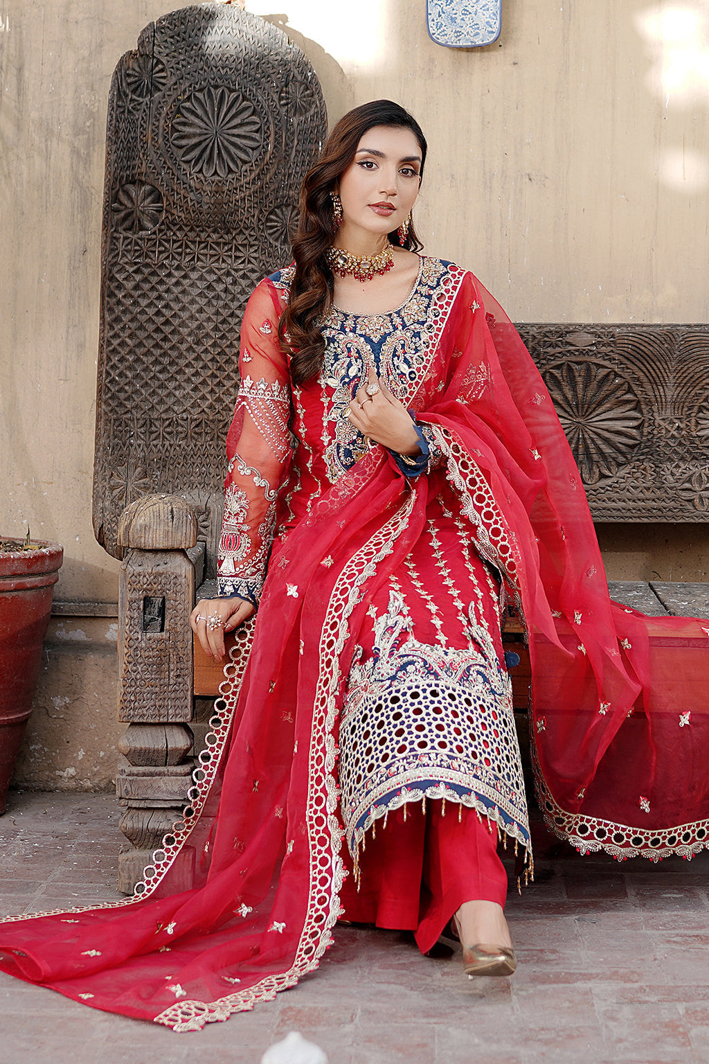 Maryams | Lemilsa Collection | L-809 - by - Libasekhas UK - Registered Vendor of : Maryams - 100% Original Designer Dresss