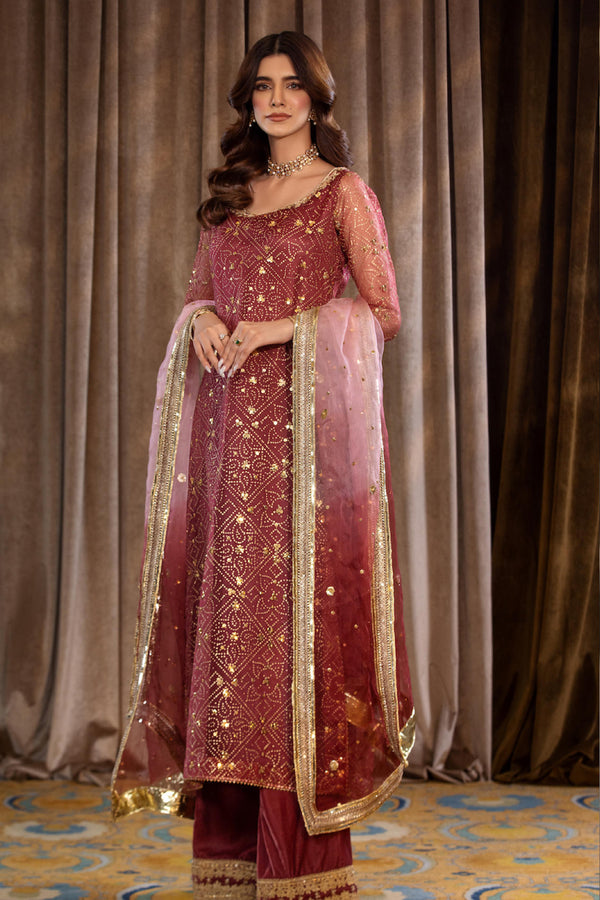 Maya | Wedding Formal Bandhan | MEENA - by - Libasekhas UK - Registered Vendor of : Maya - 100% Original Designer Dresss