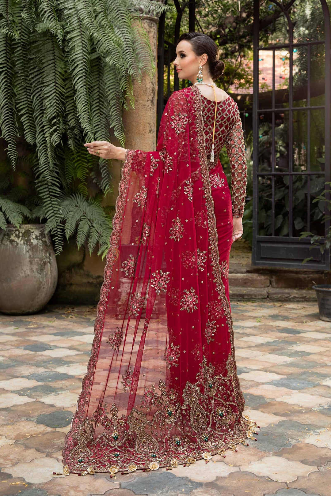 Maria B | Bridal Couture | Adaliz - by - Libasekhas UK - Registered Vendor of : Maria B - 100% Original Designer Dresss