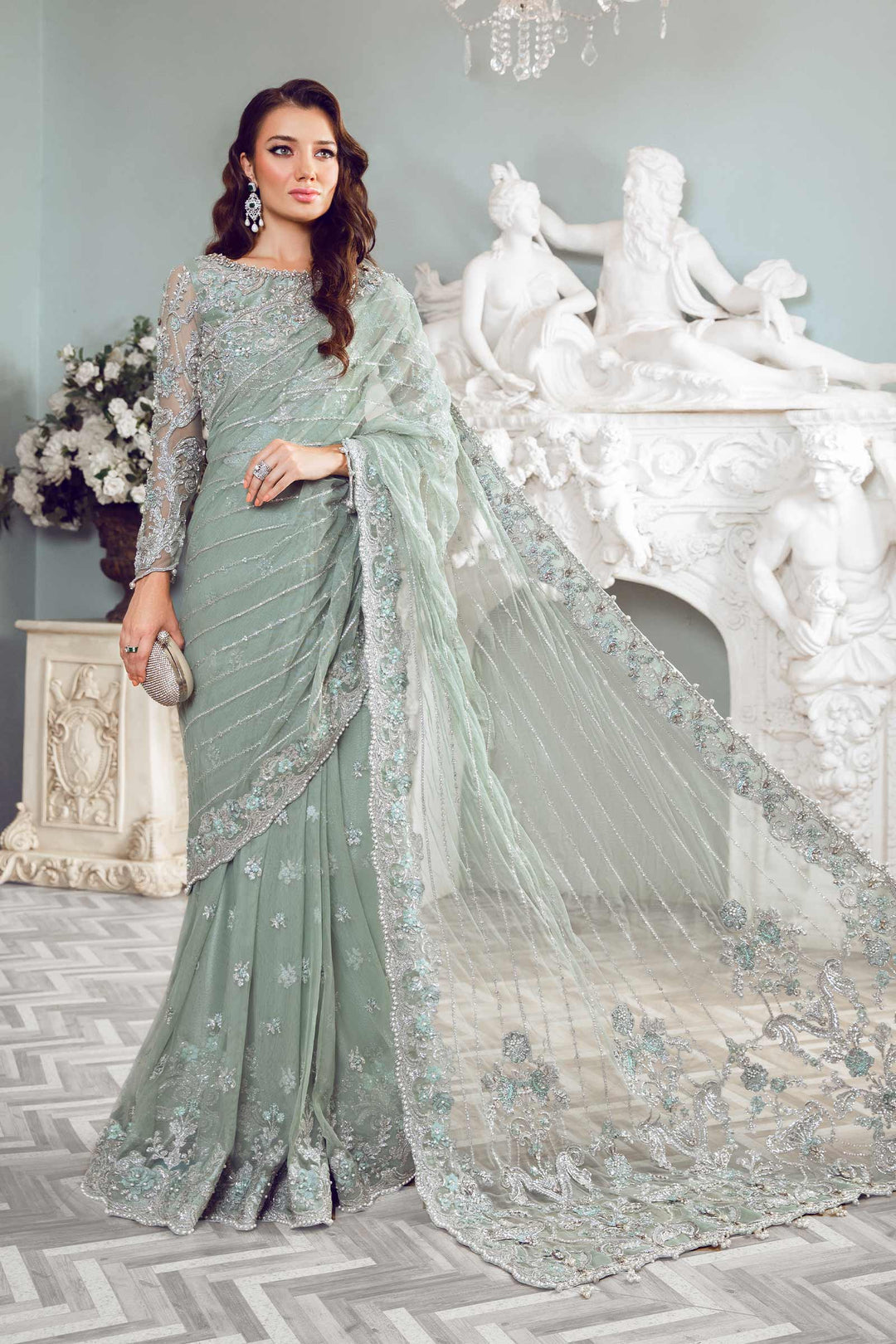 Maria B | Bridal Couture | Helene - by - Libasekhas UK - Registered Vendor of : Maria B - 100% Original Designer Dresss