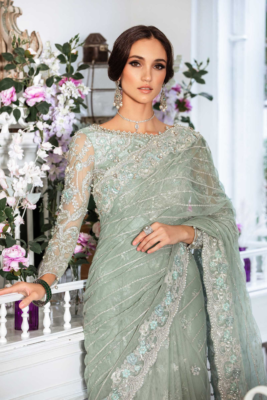 Maria B | Bridal Couture | Helene - by - Libasekhas UK - Registered Vendor of : Maria B - 100% Original Designer Dresss