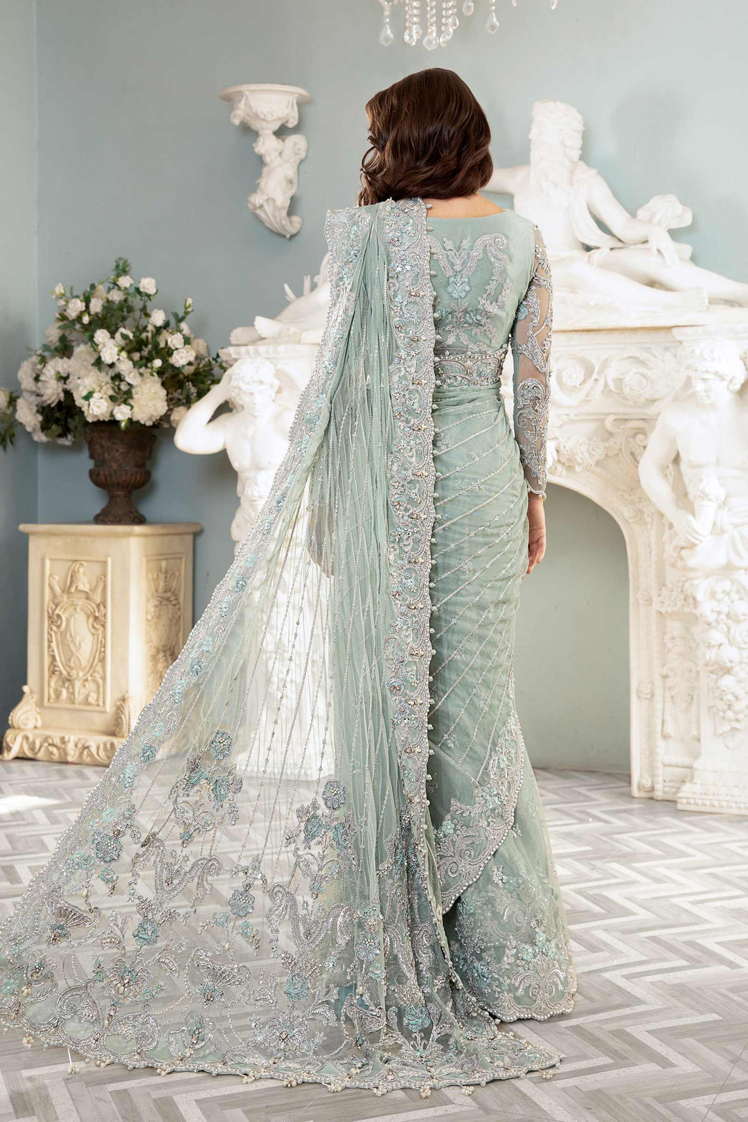Maria B | Bridal Couture | Helene - by - Libasekhas UK - Registered Vendor of : Maria B - 100% Original Designer Dresss