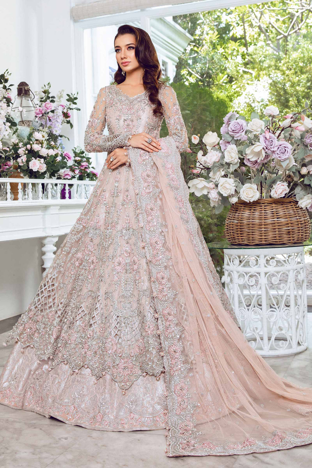 Maria B | Bridal Couture | Nyra - by - Libasekhas UK - Registered Vendor of : Maria B - 100% Original Designer Dresss