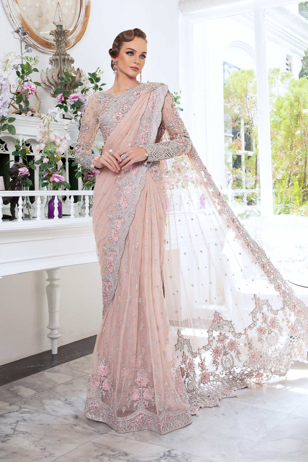 Maria B | Bridal Couture | Dahlia - by - Libasekhas UK - Registered Vendor of : Maria B - 100% Original Designer Dresss