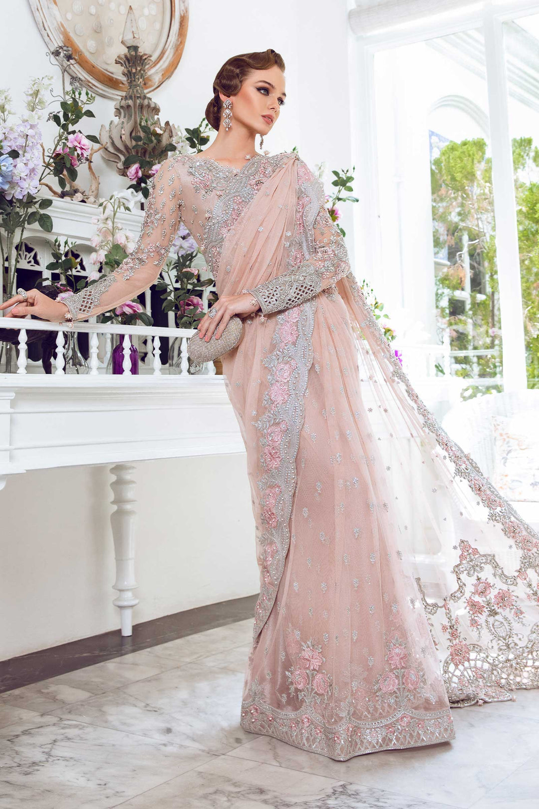 Maria B | Bridal Couture | Dahlia - by - Libasekhas UK - Registered Vendor of : Maria B - 100% Original Designer Dresss