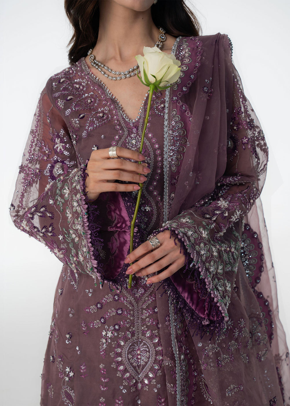 Sadaf Fawad Khan | Festive 25 | Wistful Mauve - by Libasekhas UK - Registered Vendor of : Sadaf Fawad Khan - 100% Original Designer Dress
