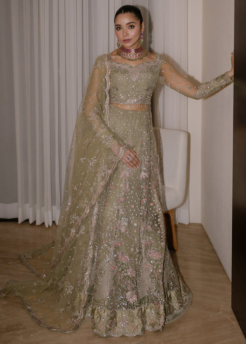Sadaf Fawad Khan | Wedding Festive 25 | Seafoam - by Libasekhas UK - Registered Vendor of : Sadaf Fawad Khan - 100% Original Designer Dress